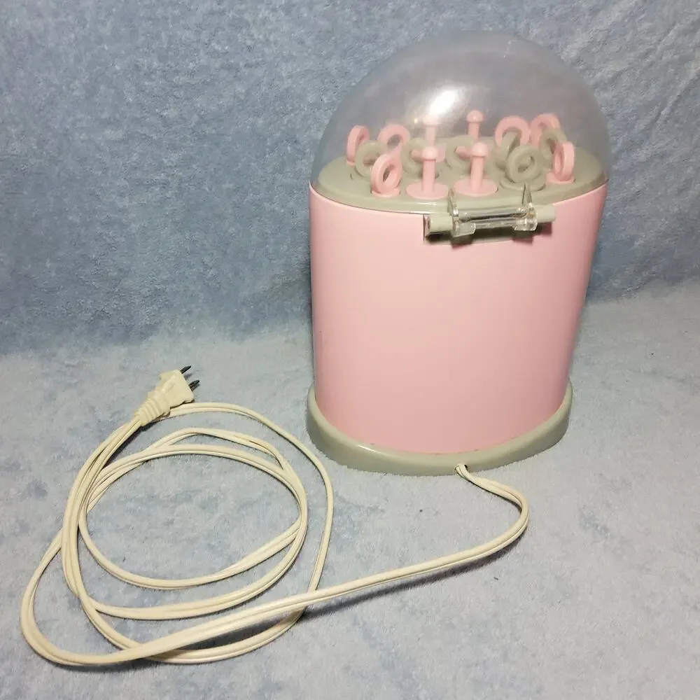 Vintage Y2K Conair Candlesticks Jelly Rollers Hair Setter Hot Rollers Rare Pink